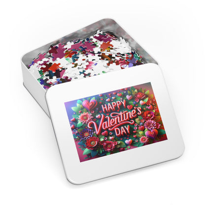 Cherished Embrace - 3D Floral Valentine's Day Jigsaw Puzzle (500 or 1000-Piece)