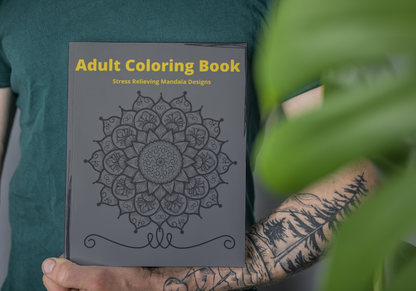 Adult Coloring Book Stress Relieving Mandala Designs - Adult Coloring Book Stress Relieving Design Featuring Relaxing Mandala Coloring Pattern for Adult Relaxation